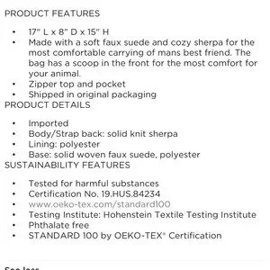 UGG Dog Koolaburra By Ugg Pet Carrier Tote Poshmark